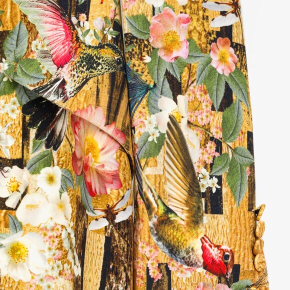 Alexander McQueen RARE Golden Yellow Flora and Fauna Blazer - Picture 6 of 12